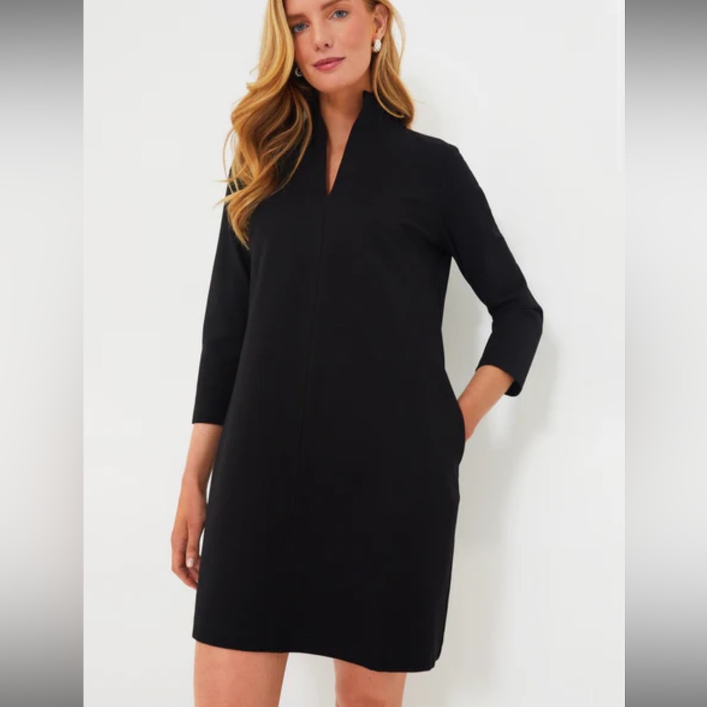 Tuckernuck Black Ponte Clifton Dress size M